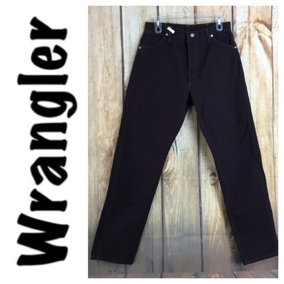 💸😻Wrangler Vintage burgundy jean size 13 junior - Picture 8 of 9